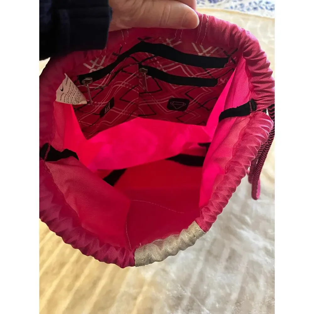 Nike | Nylon Drawstring Backpack with Zippered Pockets